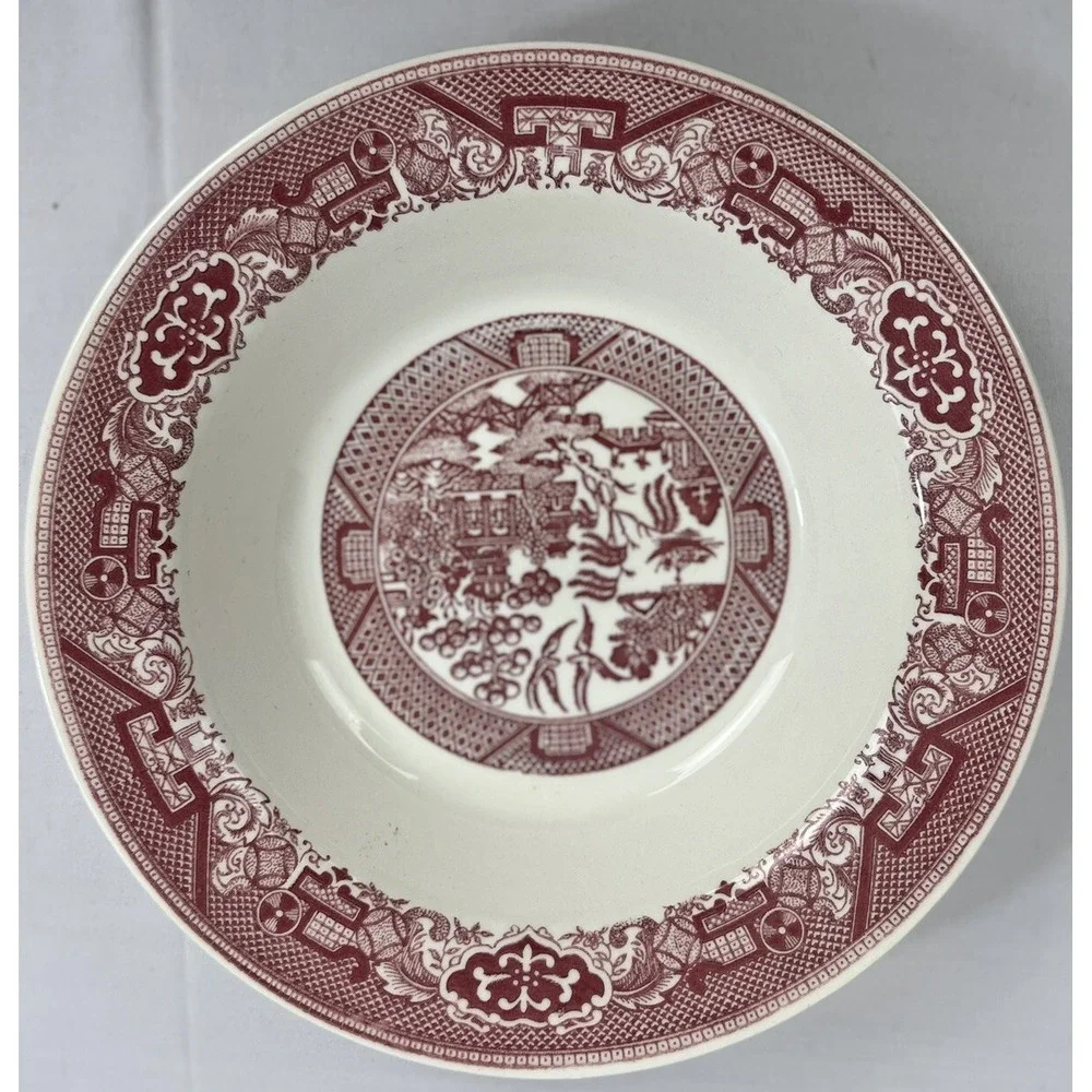 Vintage Red Willow Ware 9